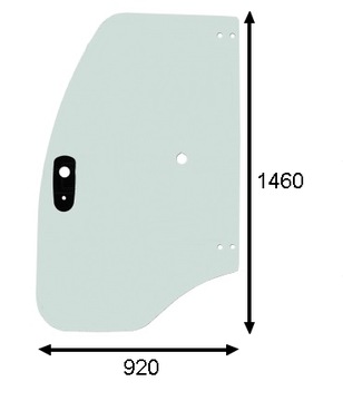 Szyba drzwi Case 21F 121F 221F 321F - od 2014