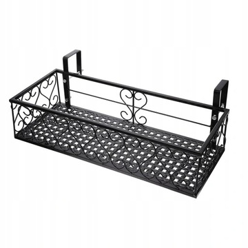 1 PC Balkon Wiszący Guardrail Flower Stand Railing