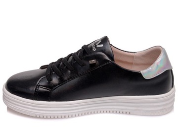 WEESTEP КРОССОВКИ ДЛЯ ДЕВОЧКИ ЧЕРНЫЕ ГОЛО размер 33