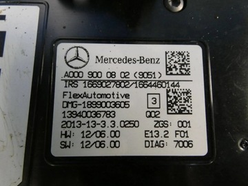 MERCEDES A W176 W246 LAMPA OSVĚTLENÍ KABINY PŘEDNÍ