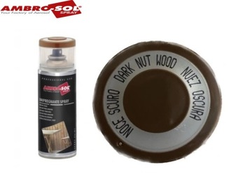 LAKIER DO DREWNA W SPRAY LAZURA ORZECH CIEM 400ml