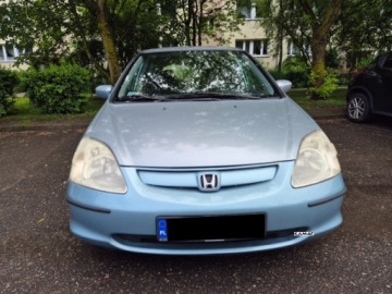 Honda Civic VII Hatchback 1.7 CTDI 100KM 2002 Honda Civic Honda Civic 1,7 Diesel Zadbany Zamiana 1.7 Diesel 100KM, zdjęcie 7