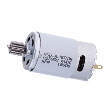 Szybki elektryczny silnik samochodowy 6V 390 12 zębów