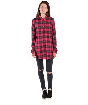 Koszula SUPERDRY damska flanelowa w kratę M EU 38