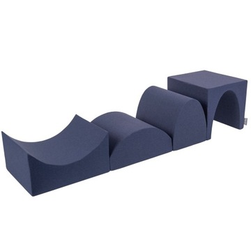 KiddyMoon Игровая площадка из пенопласта ППЗ-234 горка/тоннель/пандус/полукаток ДЕТСКАЯ