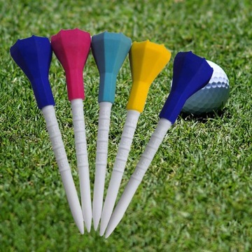 Профессиональные футболки для гольфа, 5 шт., небьющийся пластик, прочная резиновая подушка