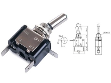 ВЫКЛЮЧАТЕЛЬ LED TOP-GUN topgun 12V 20A ASW