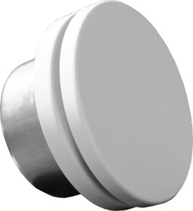 Zawór nawiewny 100 mm, z ramka mont., Scandinavian
