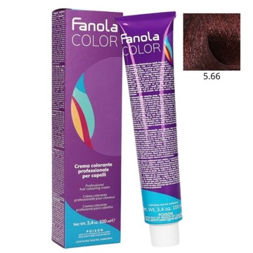 FANOLA Crema Colore 5.66 100ml farba do włosów