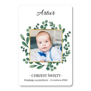 Магнит для холодильника FOR CHRISTMAS 15x10 см с фотографией признания гостей