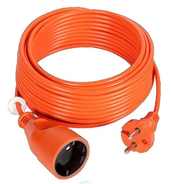 PRZEDŁUŻACZ KABEL OGRODOWY PRĄDOWY DO KOSIARKI 20M