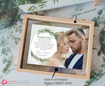 РАМКА ДЛЯ РОДИТЕЛЕЙ СВАДЬБА бохо листья