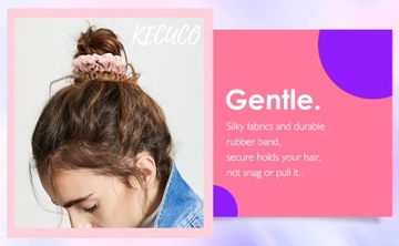 Прочные эластичные резинки для волос, набор из 8 штук.