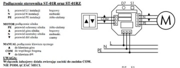 INEL ST-01R ВСТРАИВАЕМЫЙ РАДИО КОНТРОЛЛЕР РОЛЬСТАВНИ