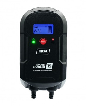 Prostownik automatyczny SMART CHARGER 15 LCD IDEAL 15A
