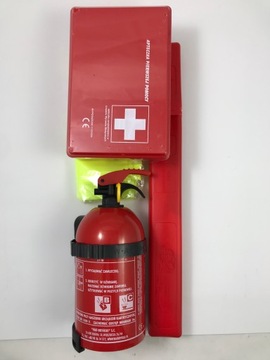 КОМПЛЕКТ ОГНЕТУШИТЕЛЯ ТРЕУГОЛЬНИК, ЖИЛЕТ, ПЕРВЫЙ КОМПЛЕКТ