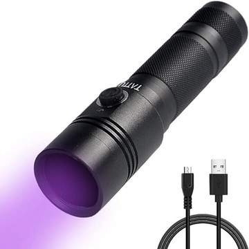 Latarka UV do ponownego ładowania 365 nm TATTU U1S