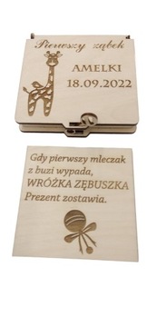 pudełko na pierwsze ząbki wróżka zębuszka