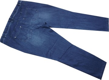 ULLA POPKEN_54_SPODNIE JEANS Z ELASTANEM guma w pasie 860