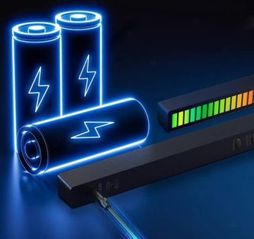 СВЕТОДИОДНАЯ ЛАМПА RGB USB-ЛАМПА, МИГАЮЩАЯ В РИТМЕ МУЗЫКИ 80