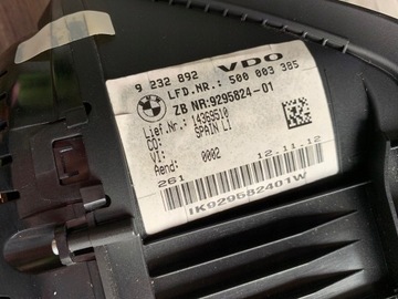 BMW F20 F21 F22 F23 PŘÍSTROJOVÁ DESKA BUDÍKY 6WA SPORT EURO