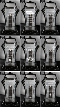 Памятная свеча с гравировкой для любимого отца с надписью, посвященной подписи