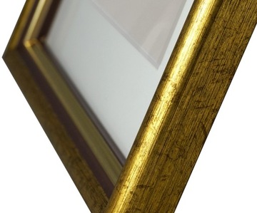 ДЕРЕВЯННАЯ РАМКА ДЛЯ ФОТОГРАФИИ ASTRA ЗОЛОТО КОРИЧНЕВАЯ С ГРАВИРОВКОЙ ПЕРСОНАЛИЗАЦИЯ 30Х40СМ