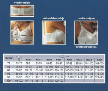 Viki Biustonosz miękki bez fiszbin stanik soft Danuta 578 biały 100D