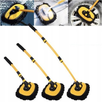 SZCZOTKA TELESKOPOWA DO MYCIA AUTA SAMOCHODU ZESTAW SAMOCHODU 50-102cm