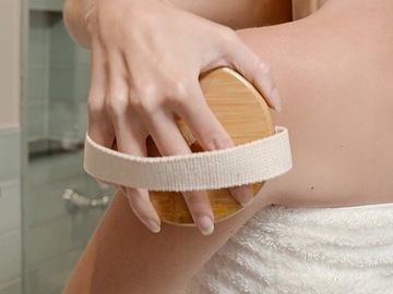 НАТУРАЛЬНАЯ ЩЕТКА ДЛЯ МАССАЖА СУХОГО-ВЛАЖНОГО ТЕЛА