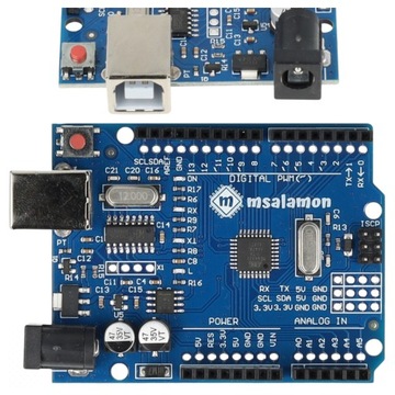 Uno R3 zgodne z Arduino Uno CH340 - Klon moduł z ATmega328P + GOLDPIN