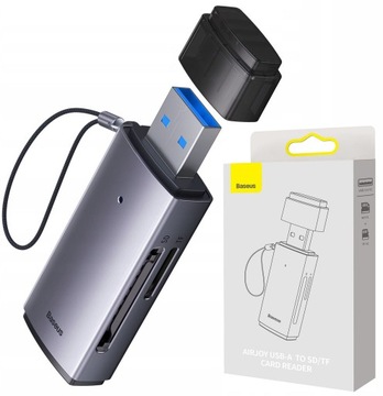 BASEUS CZYTNIK KART PAMIĘCI USB-A OTG MICRO SD TF