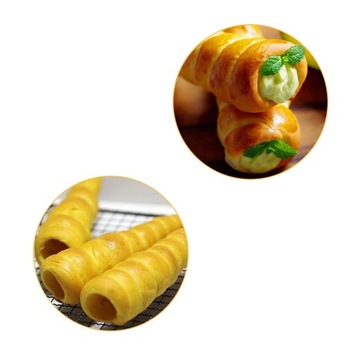 FOREMKI STOŻKI DO PIECZENIA RUREK 11CM DUŻE 10SZT