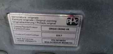 FIAT STILO 01- KAPOTA KRYT MOTORU 697