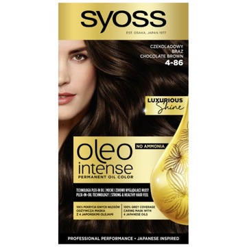 Syoss Oleo Intense Farba 4-86 Czekoladowy Brąz
