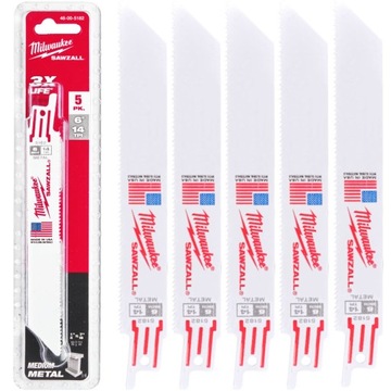MILWAUKEE Brzeszczot do metalu 150 mm 5szt. ICE THIN 48005182