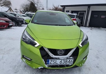 Nissan Micra V 1.5 dCi 90KM 2017 Nissan Micra Swiezo sprowadzony Zarejestrowany Ubezpieczony 1.5 Diesel, zdjęcie 12