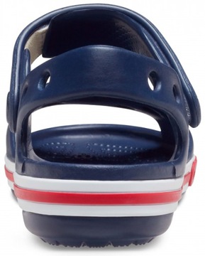 Легкие детские сандалии Crocs на липучке 27-28