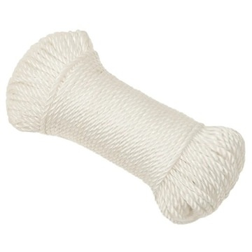 Linka robocza, biała, 8 mm, 50 m, polipropylen