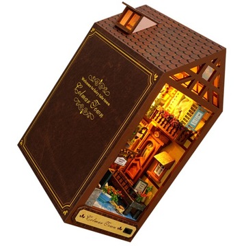 НАБОР ДЕРЕВЯННЫХ МИНИАТЮРНЫХ КНИГ «Сделай сам» КУКОЛЬНЫЙ ДОМИК