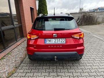 Seat Arona Crossover 1.0 EcoTSI 95KM 2018 Seat Arona 1.0 benzyna 95 KM czarny dach zarej w PL zadbany zamiana, zdjęcie 5