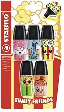 ZESTAW ZAKREŚLACZY STABILO MINI BOSS SWEET FRIEND