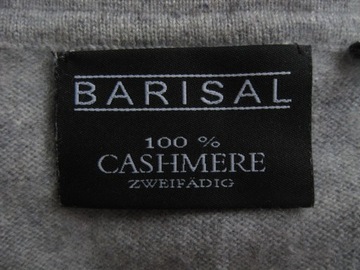 BARISAL cashmere luksusowy sweterek 100% kaszmir 54 2XL puch