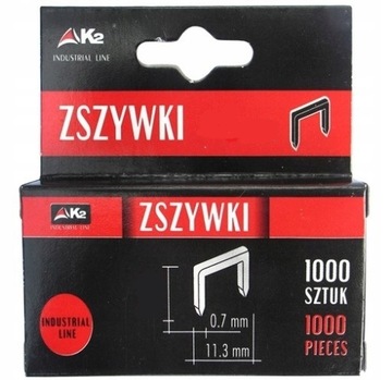 K2 ZSZYWKI DO ZSZYWACZA OSTRZONE 6mm (1000szt.)
