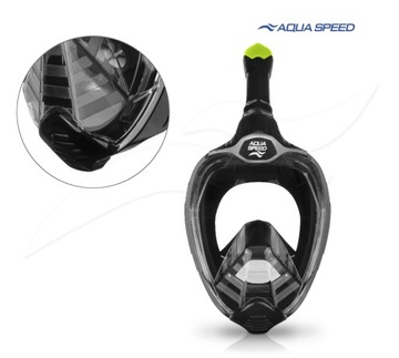 Полнолицевая маска для подводного плавания AQUA SPEED Veifa ZX 38