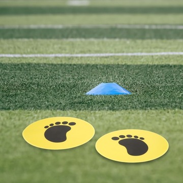 4 szt. podkładek podłogowych do piłki nożnej, krążki do znakowania piłki nożnej
