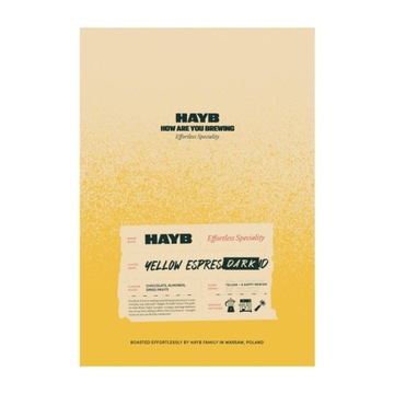 kawa ziarnista HAYB Yellow Dark Roast Espresso 250