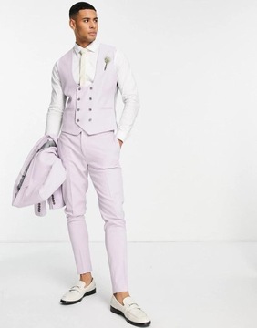 ДВУХКОРИЧНЕВЫЙ ФИОЛЕТОВЫЙ ПАСТЕЛЬНЫЙ ЖИЛЕТ 38 ОБЫЧНЫЙ AS8