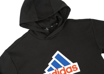 adidas bluza męska sportowa z kapturem hoodie logo roz. M