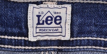 LEE spodnie SLIM skinny blue LUKE WORKER W31 L34